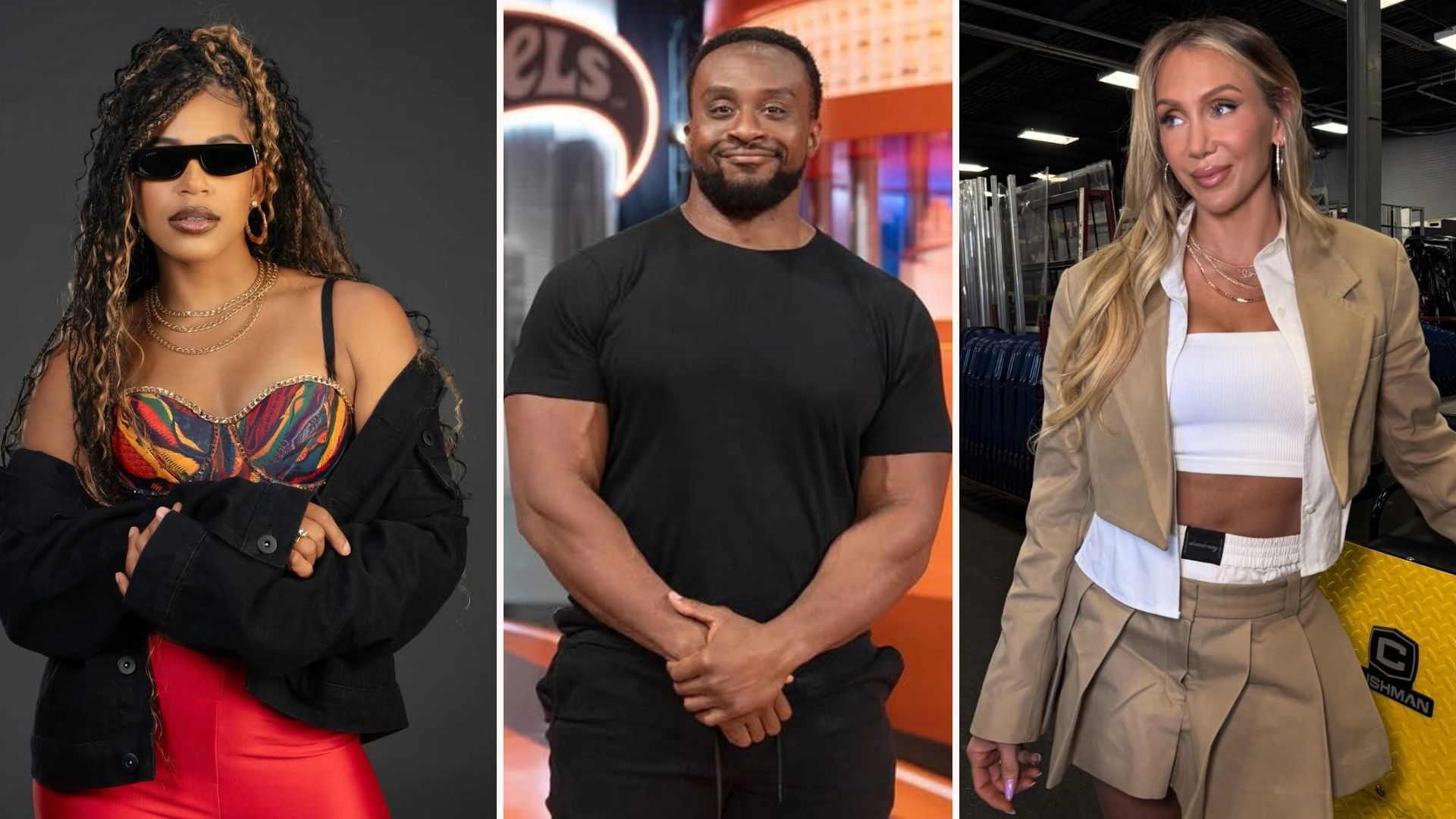 Bianca Belair, Big E, and Charlotte Flair (from left to right) [Picture credits: Stars