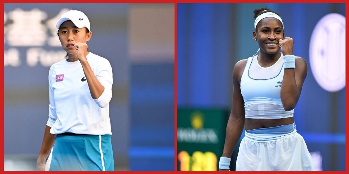 Zhang Shuai and Coco Gauff (Source: Getty)