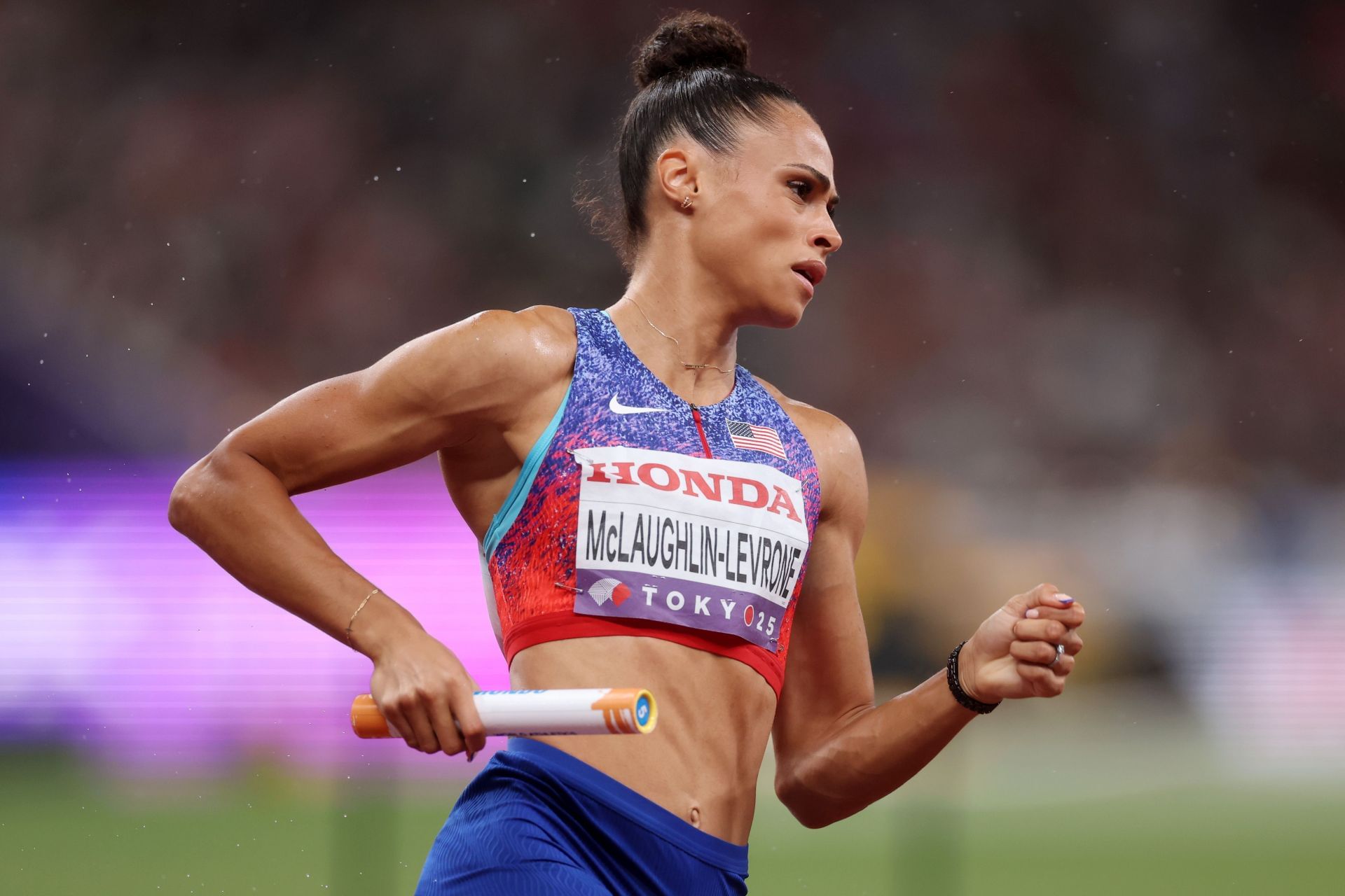 Sydney McLaughlin-Levrone at the World Athletics Championships Tokyo 2025 - Source: Getty