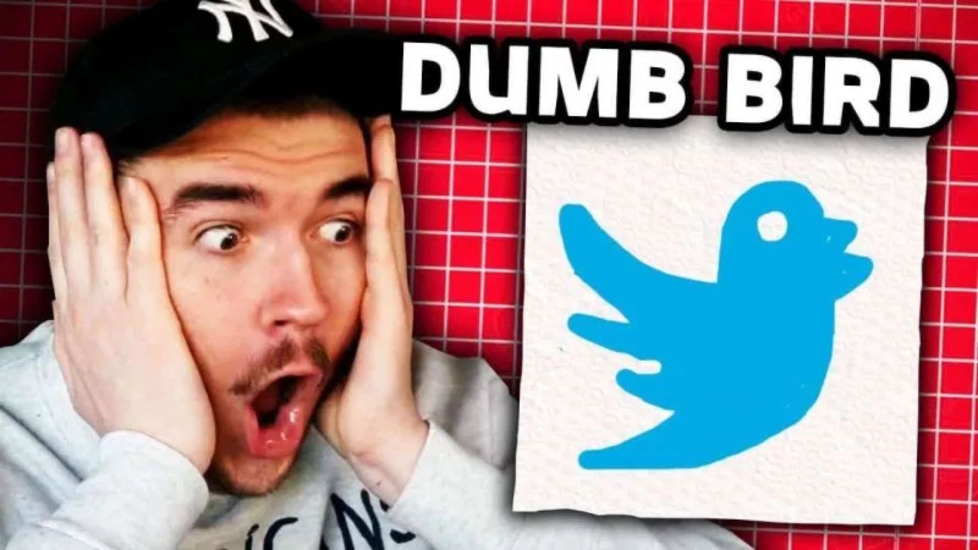 Screenshot of the updated thumbnail for Jschlatt&#039;s YouTube video (Image via jschlattLIVE/YouTube)