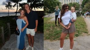 Trevor Lawrence's wife Marissa captures daughter Shae sharing a sweet moment with “grandpa & papa” ahead of Jags MNF clash [WATCH]