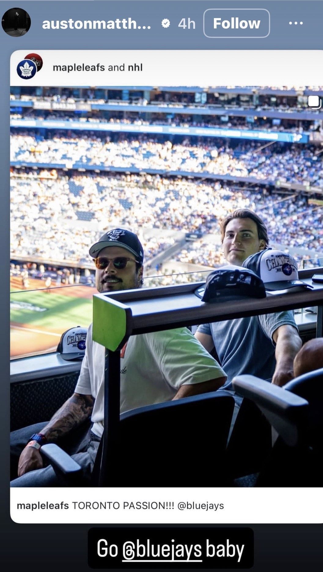 (Image Source: Auston Matthew/IG)
