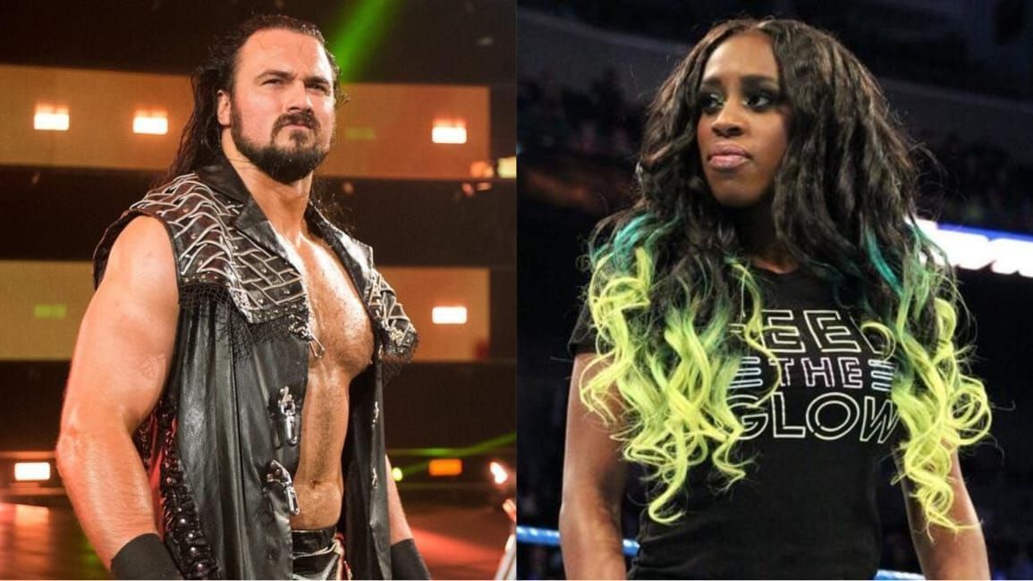 Drew McIntyre (left), Naomi (right). [Image credits: wwe.com]