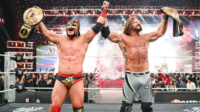After AJ Styles and Dragon Lee's surprise title win on WWE RAW, wrestling veteran reacts!