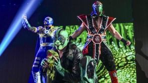 WWE Hall of Famers spotted with Mr. Iguana, "It's not a Saturday night in Beverly Hills without Mr. Iguana"