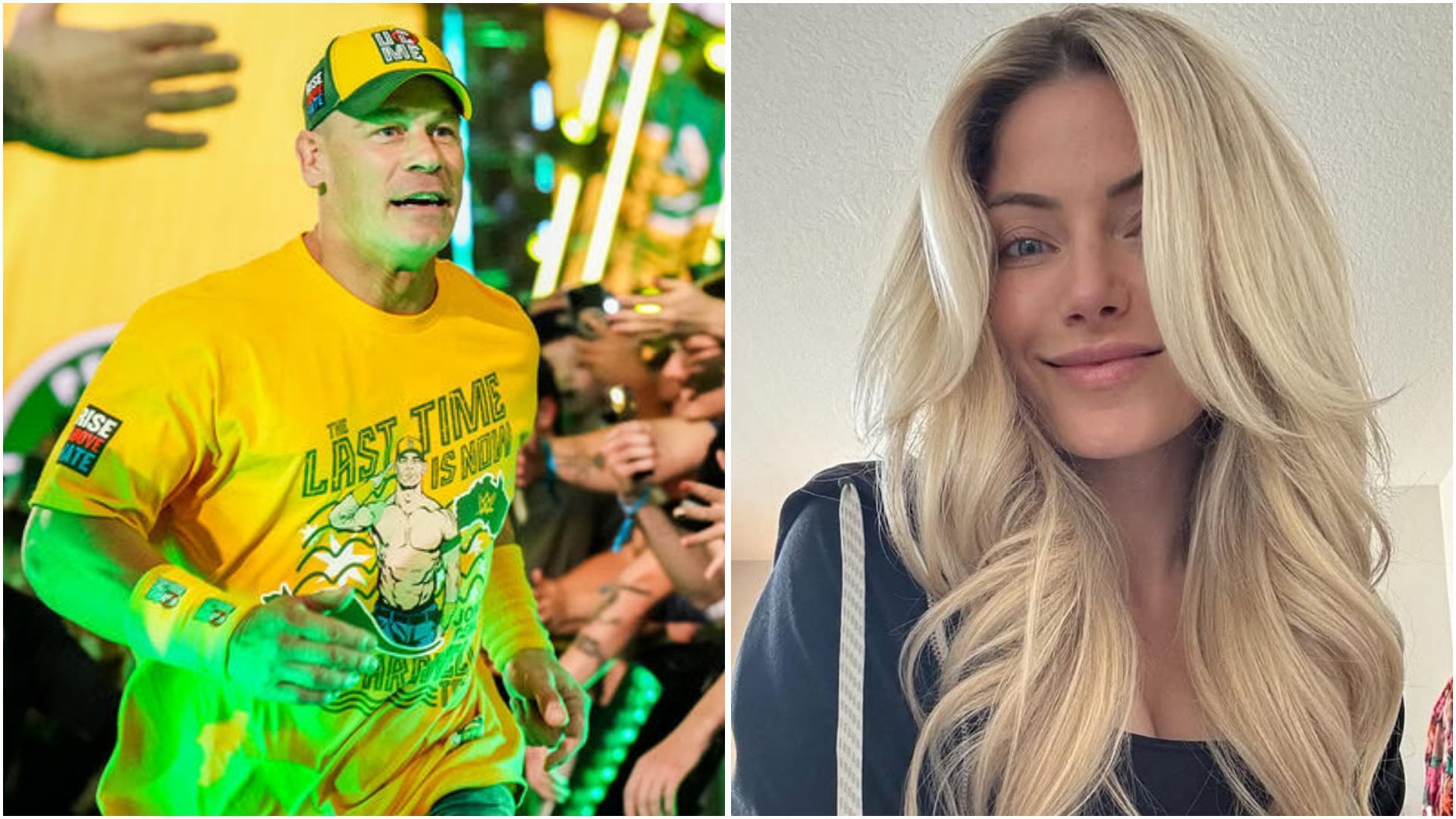 John Cena and Alexa Bliss. (Photo: WWE.com and @alexa_bliss_wwe on IG)