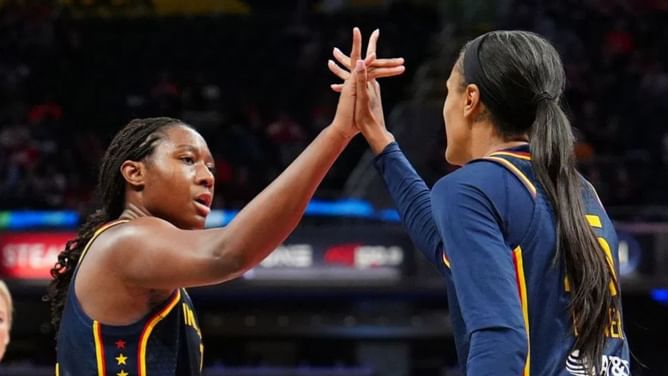 Aliyah Boston chuckles after DeWanna Bonner catches brutal stray online due to A'ja Wilson