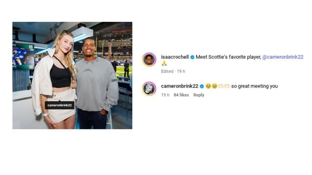 Source: (Via Instagram/ @isaacrochell)
