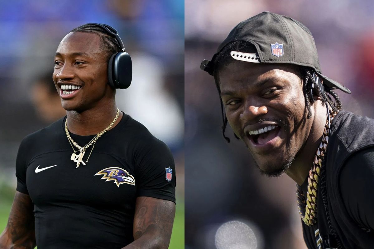 Zay Flowers makes his feelings known on Lamar Jackson potentially missing Week 6 vs Rams (Image Credits - GETTY)