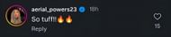 Bình luận IG của Powers