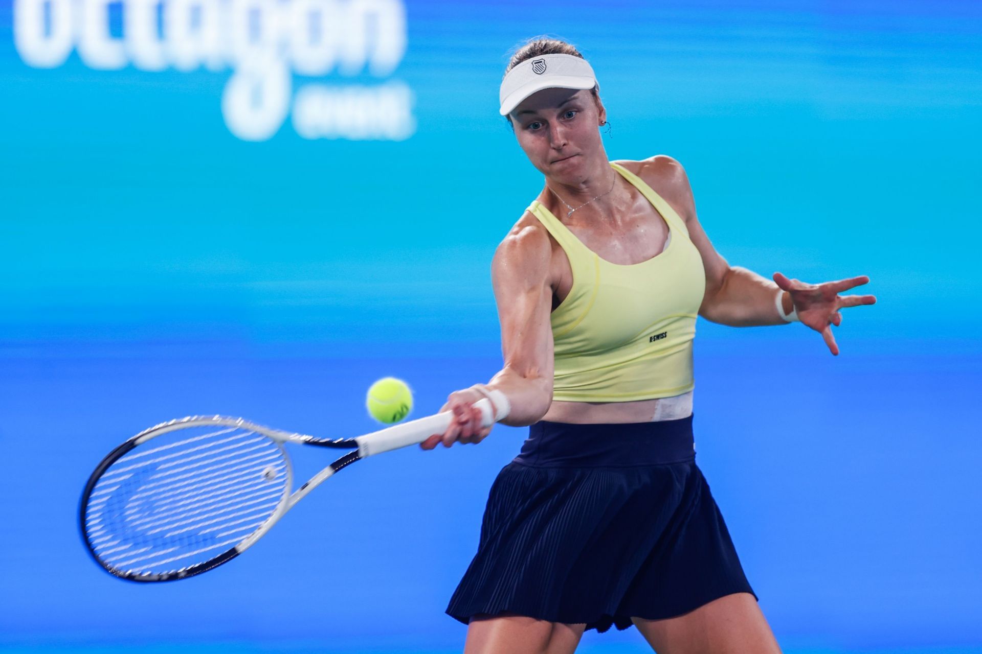 Liudmila Samsonova at the Wuhan Open. (Source: Getty)