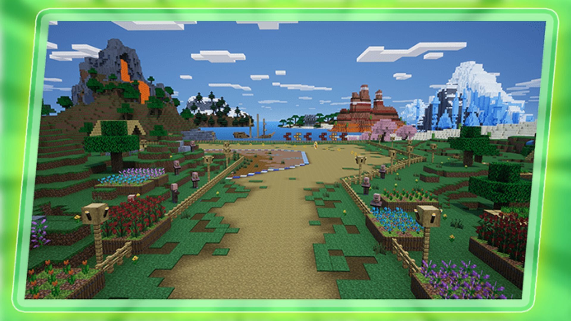 Minecraft x Sonic Racing CrossWorlds DLC available now (Image via Sega/Mojang Studios)