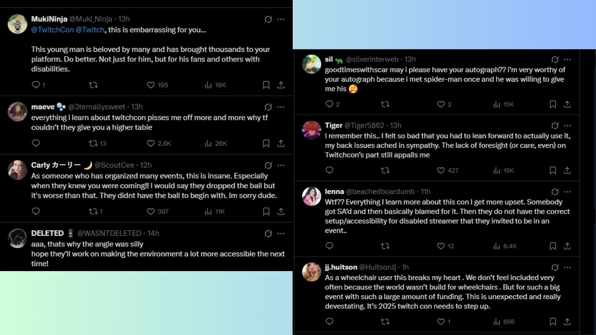 Fans were visibly upset after the post was shared by Minecraft Championship GoodTimesWithScar (Image via X/@GTWScar)