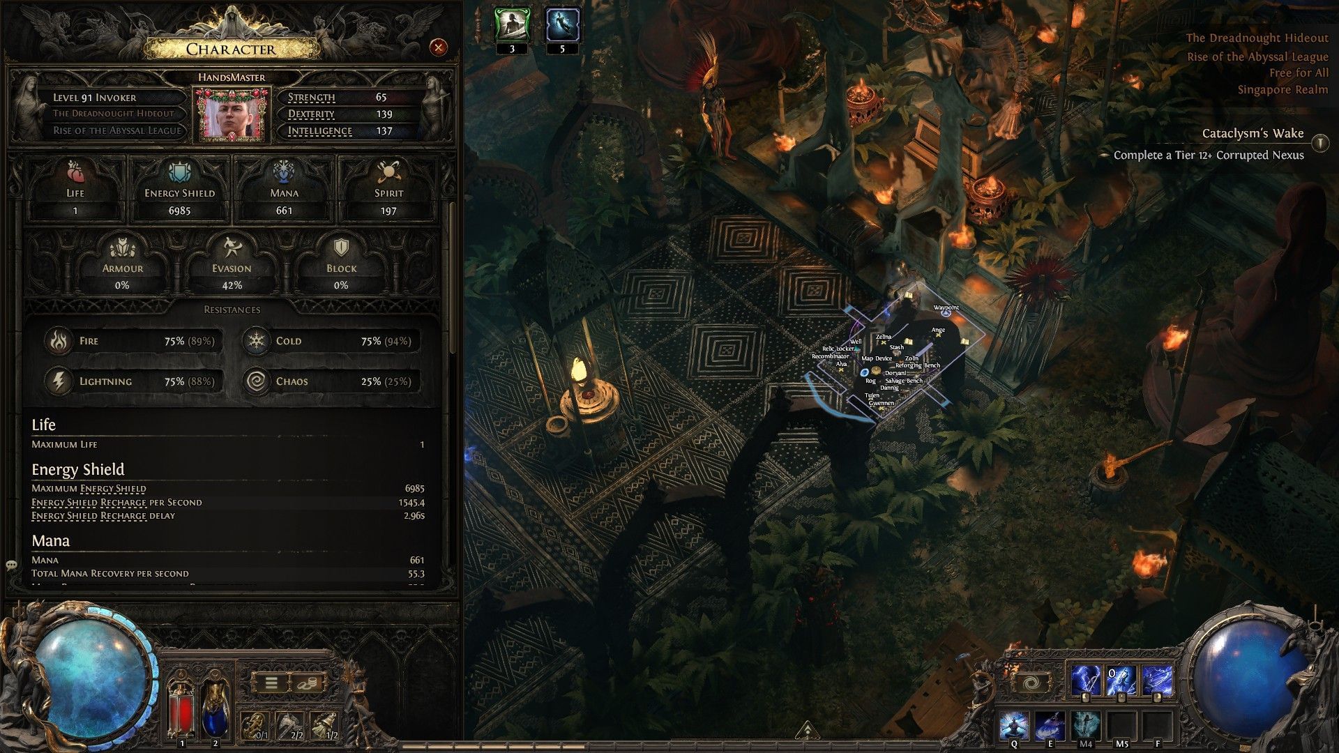 Attributes can affect your damage type with Elemental Expression (Image via GGG)