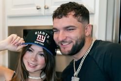 Cam Skattebo's GF Chloe Rodriguez glows in New York donning custom Giants RB-inspired outfit for TNF clash vs. Eagles