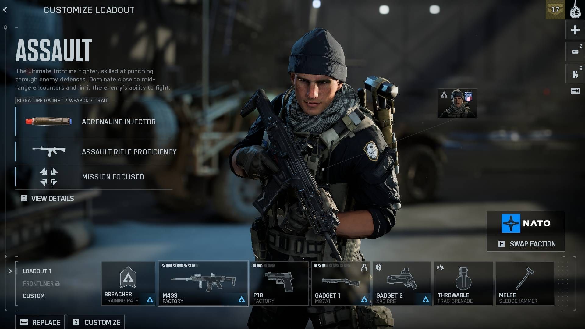 One of the best tips and tricks for playing this game is to choose the class that best suits your playstyle (Image via Sportskeeda Gaming || EA)