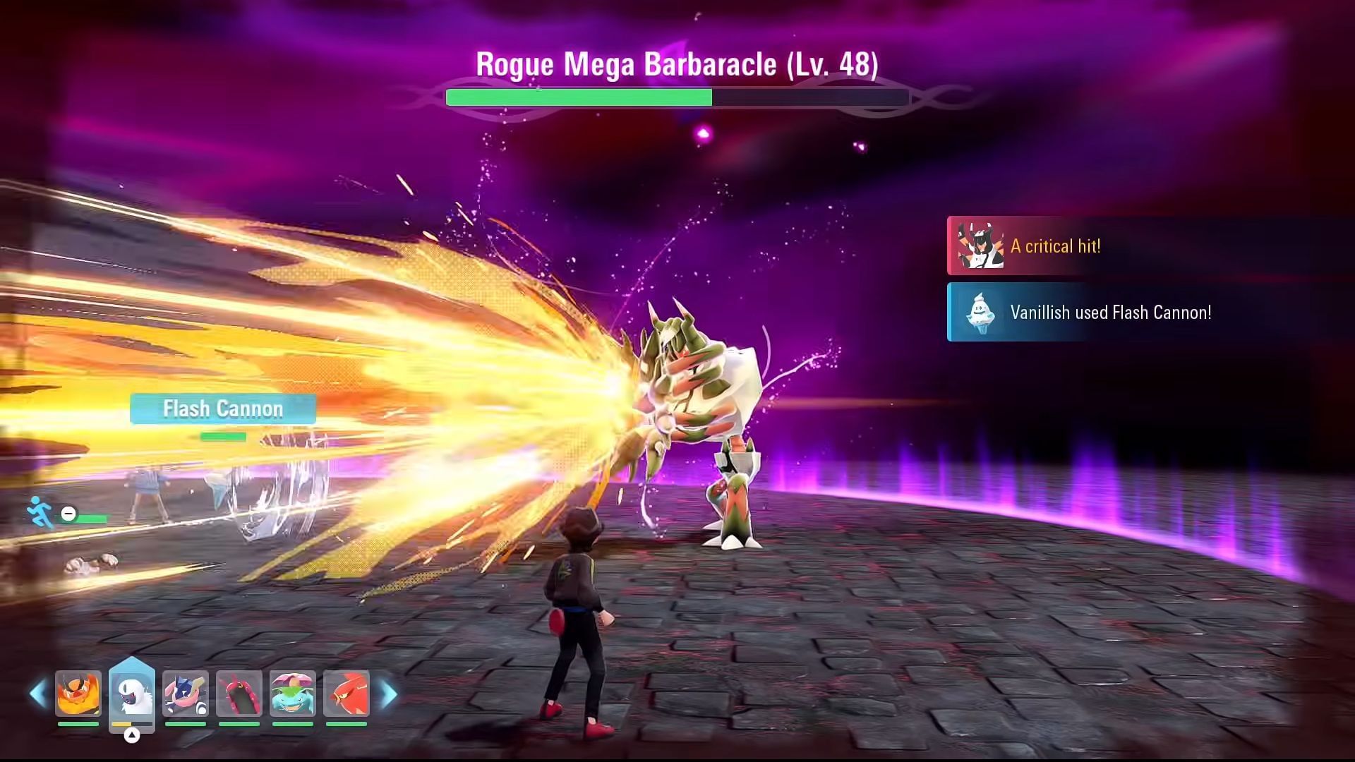 Mega Barbaracle can launch a powerful and large energy beam (Image via YouTube/@Mixeli)
