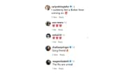 Instagram comments on Kara Bieber's post (Source: Instagram @karamaxinebieber)