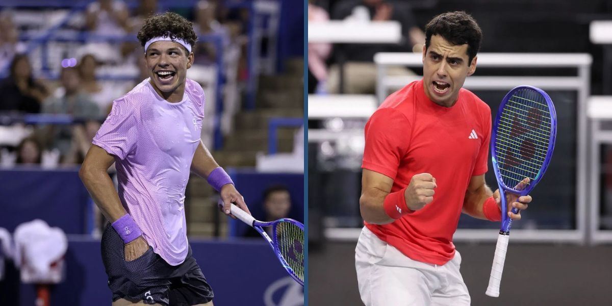 Ben Shelton vs Jaume Munar is one of the second-round matches at the Swiss Indoors 2025. (Photos: Getty)