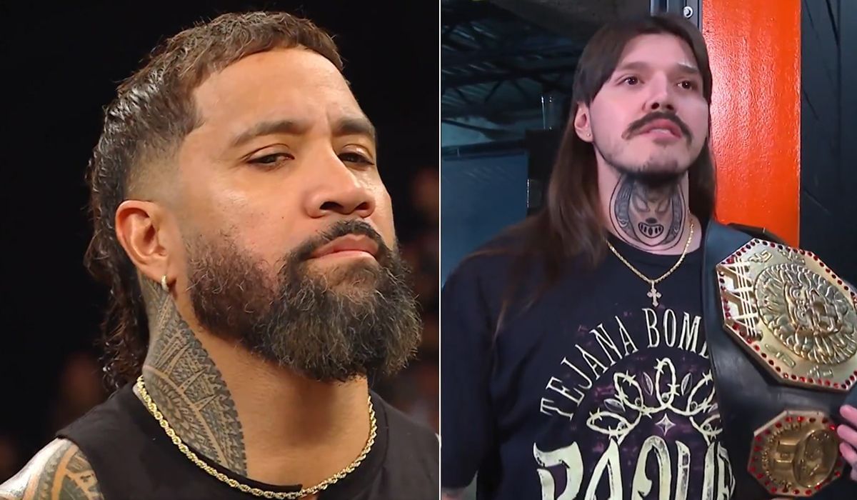 Jey Uso (left), Dominik Mysterio (right) [Image credits: WWE.com]