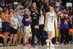 "She thinks she’s Caitlin Clark" - WNBA fans troll DeWanna Bonner for bricking logo shot amid dismal outing for Mercury in crushing loss to Aces