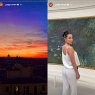 A screenshot of Paige Spiranac's Instagram story (via @_paige.renee)