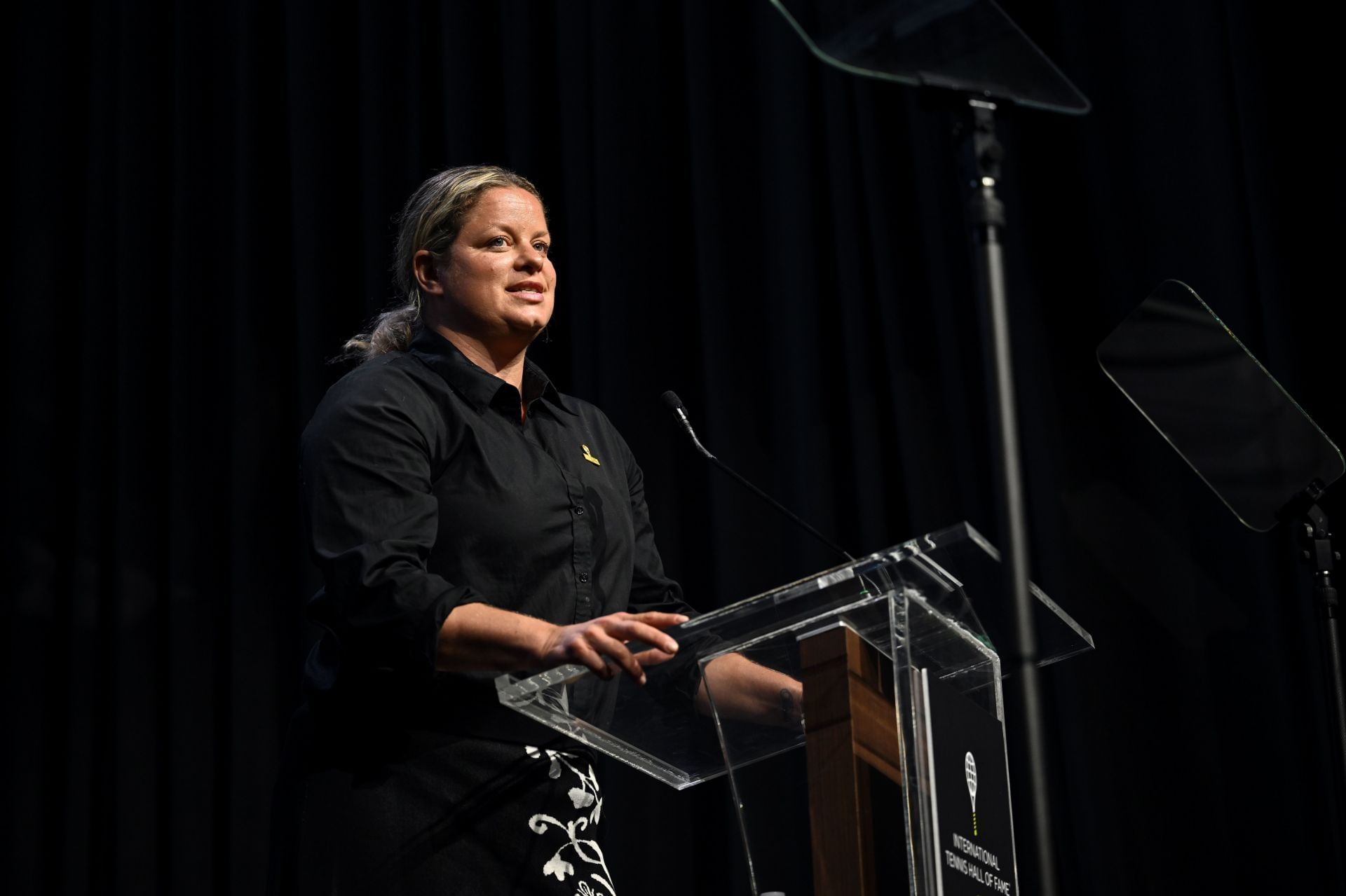 Kim Clijsters at the Legends Ball Benefitting the International Tennis Hall of Fame - Source: Getty