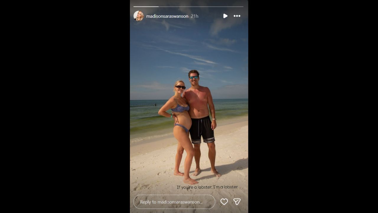Screenshot of Madison Swanson&#039;s Instagram Story (Images from - Instagram.com/@madisonsaraswanson IG Stories)