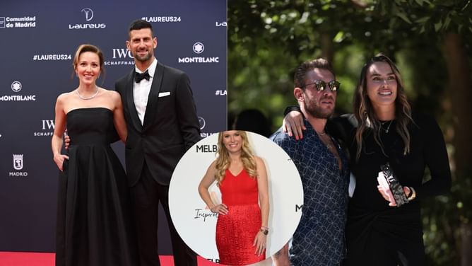 Caroline Wozniacki reacts to Aryna Sabalenka and boyfriend Georgios' "dream double date" with Novak Djokovic & his wife Jelena in Greece