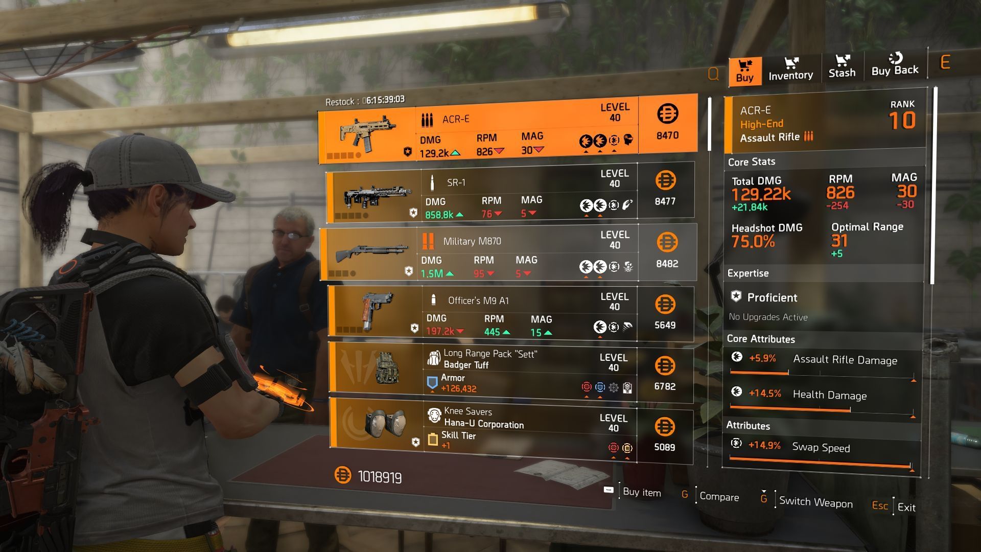 The Division 2 vendor at Haven Atrium (Image via SK Gaming || Ubisoft)