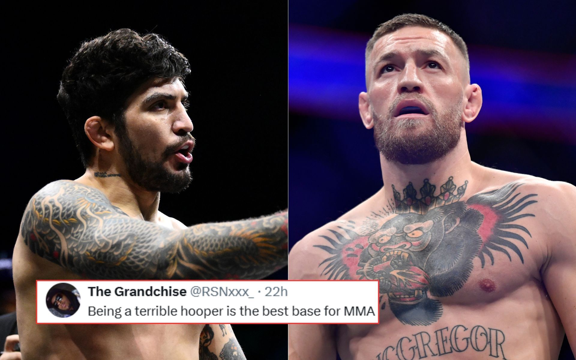 Dillon Danis (left) and Conor McGregor (right) used to be training partners. [Images courtesy: Getty Images]