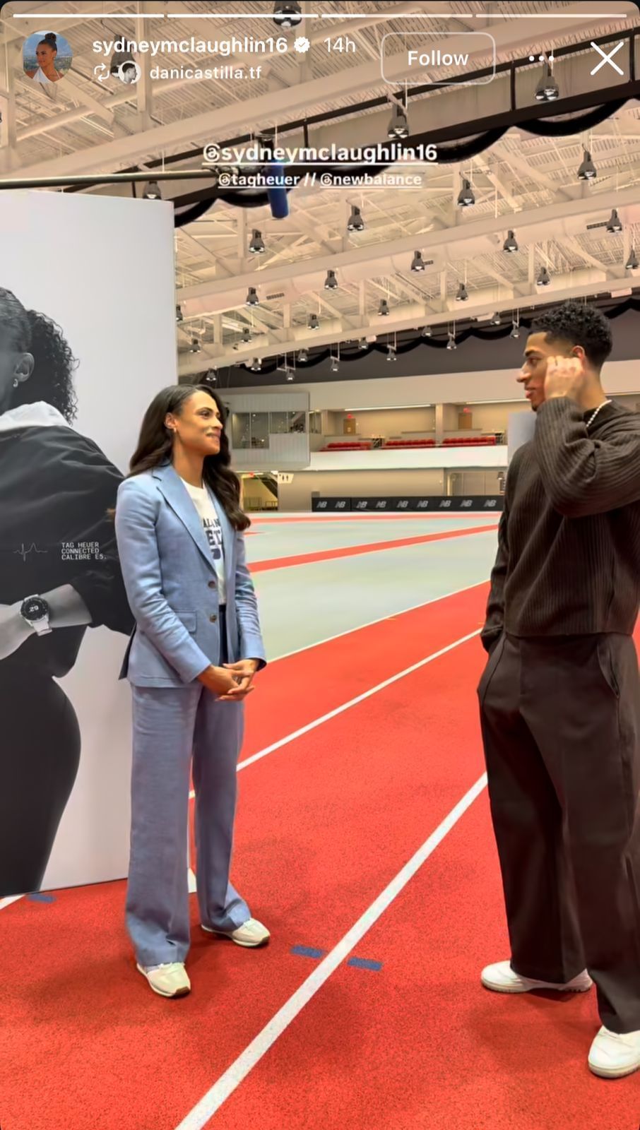 Still taken from McLaughlin-Levrone&#039;s Instagram (source: @sydneymclaughlin16/Instagram)