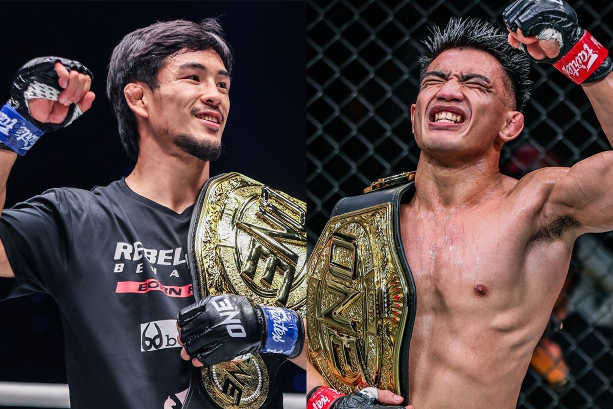 Yuya Wakamatsu (L) vs Joshua Pacio (R) | Image by ONE Championship