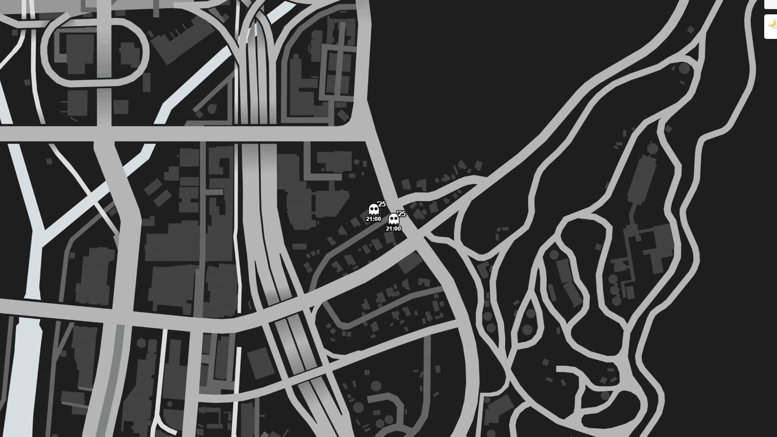 Third ghost&#039;s location (Image via GTAweb.eu)