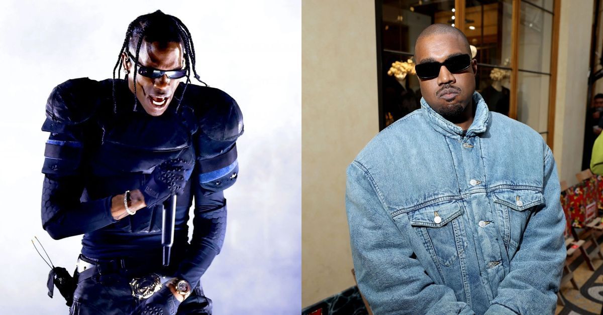 Travis Scott and Kanye West