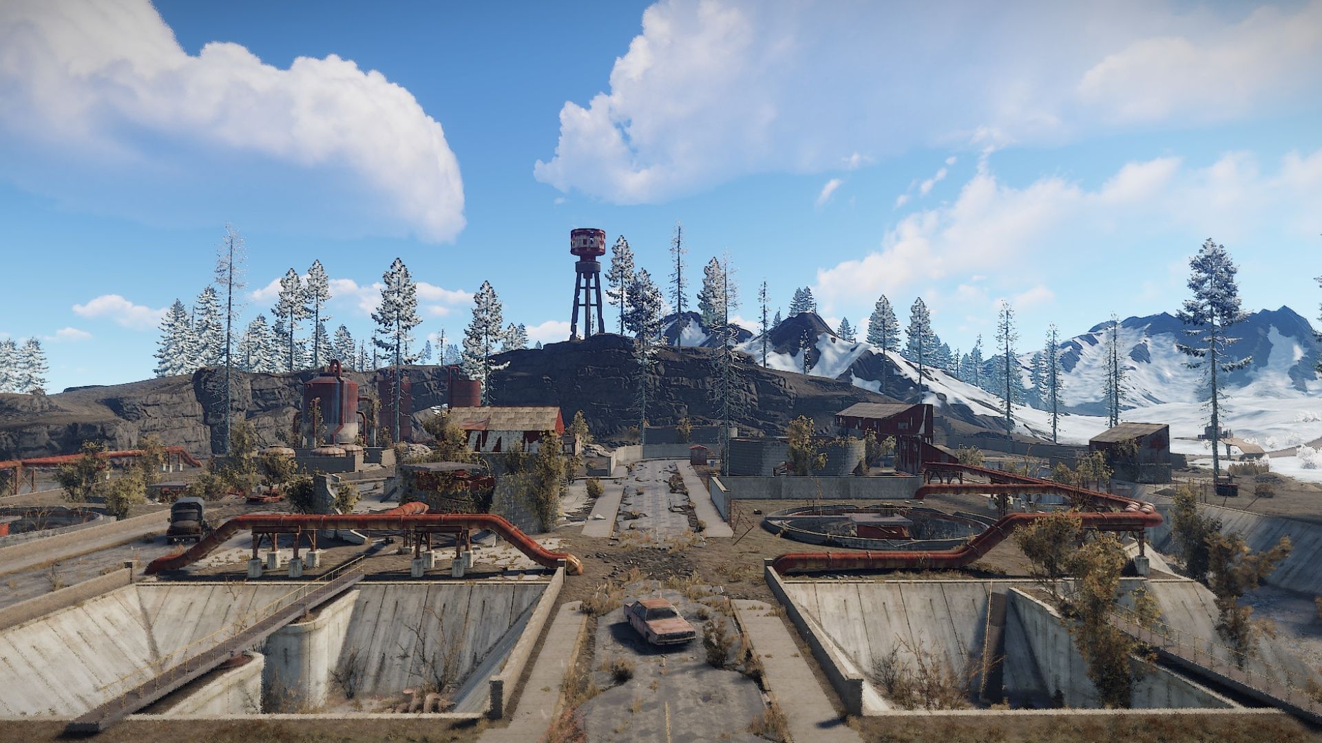 Water Treatment Plant in Rust (Image via Facepunch Studios)