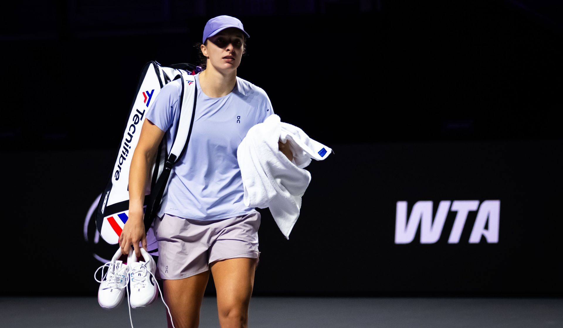 Iga Swiatek at the WTA Finals 2025. (Photo: Getty)