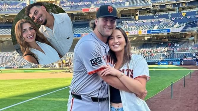 "My jaw is on the floor" - Willy Adames' girlfriend Kristin Della Rovere gushes over Erik Miller's fiancée Katie Glavinovich's stunning look
