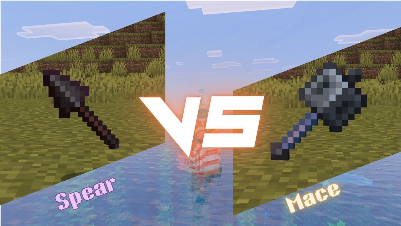 Minecraft mace vs spear
