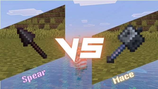 Is spear stronger than mace in Minecraft?