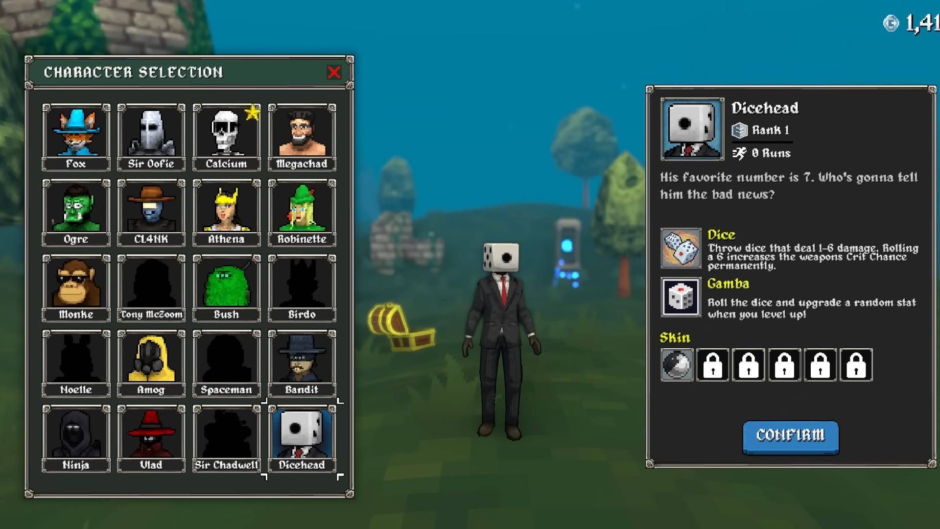 Dicehead from the game (Image via vedinad || YouTube@Sinvicta)