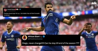 “Never change!!!!”, “Mr. No nonsense” - Fans react to heated battle between ex-Chelsea star Diego Costa and ex-Liverpool defender during charity game