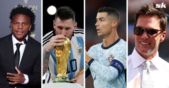 “Messi is better than Cristiano Ronaldo” - IShowSpeed forced to make claim against his idol after losing bet to NFL icon Tom Brady