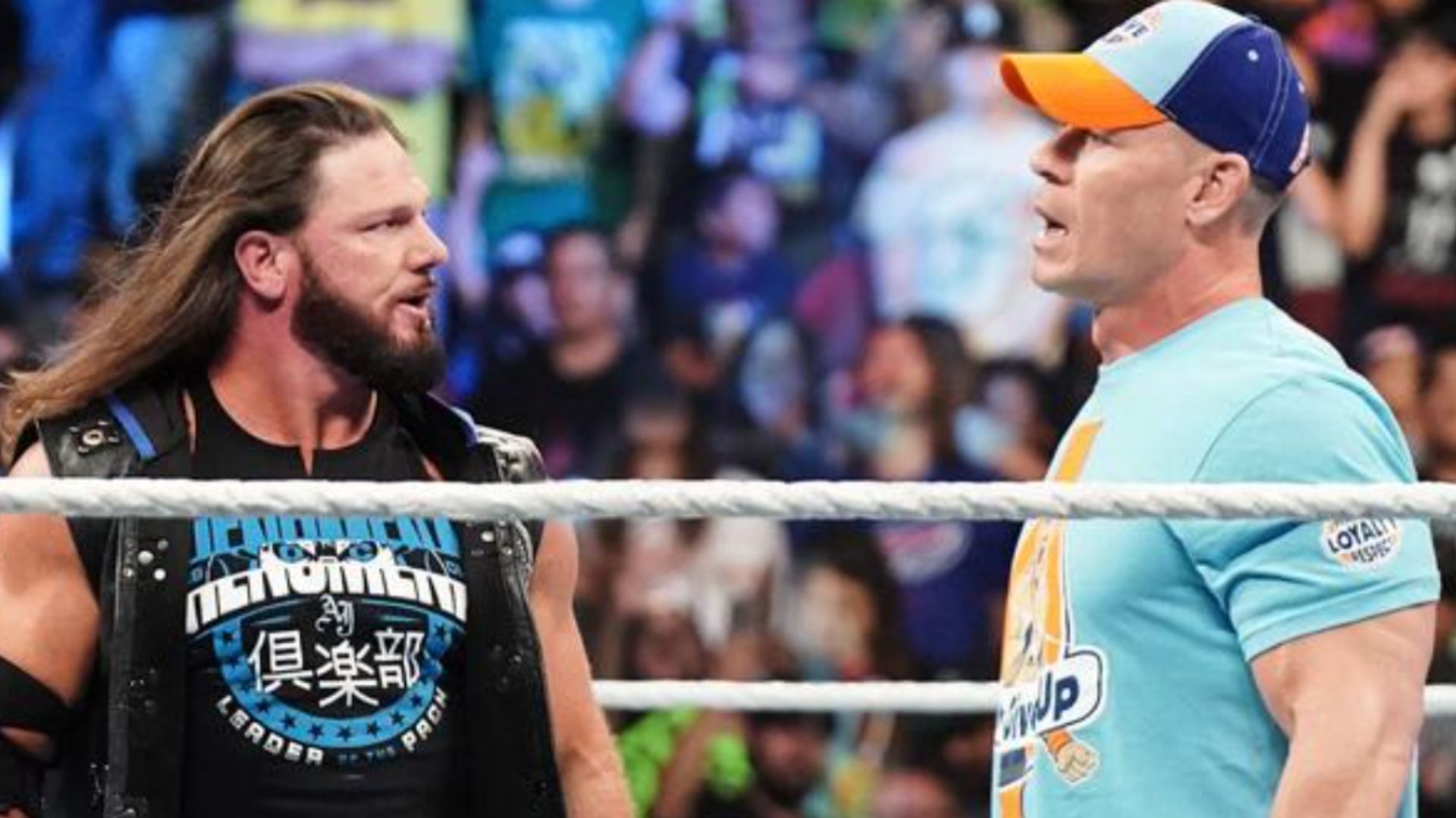 AJ Styles and John Cena [Image Credits: WWE