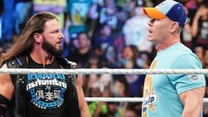 AJ Styles pays tribute to former AEW Champion during match against John Cena at WWE Crown Jewel
