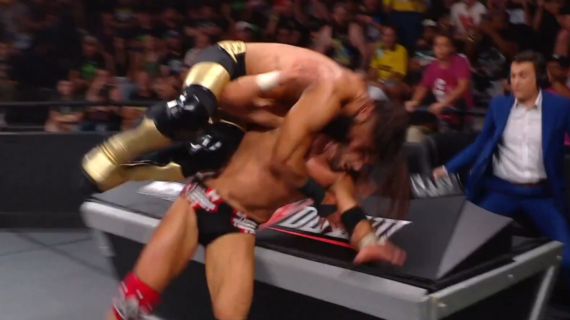 NXT vs TNA ShoWdown action [Image Credits: WWE