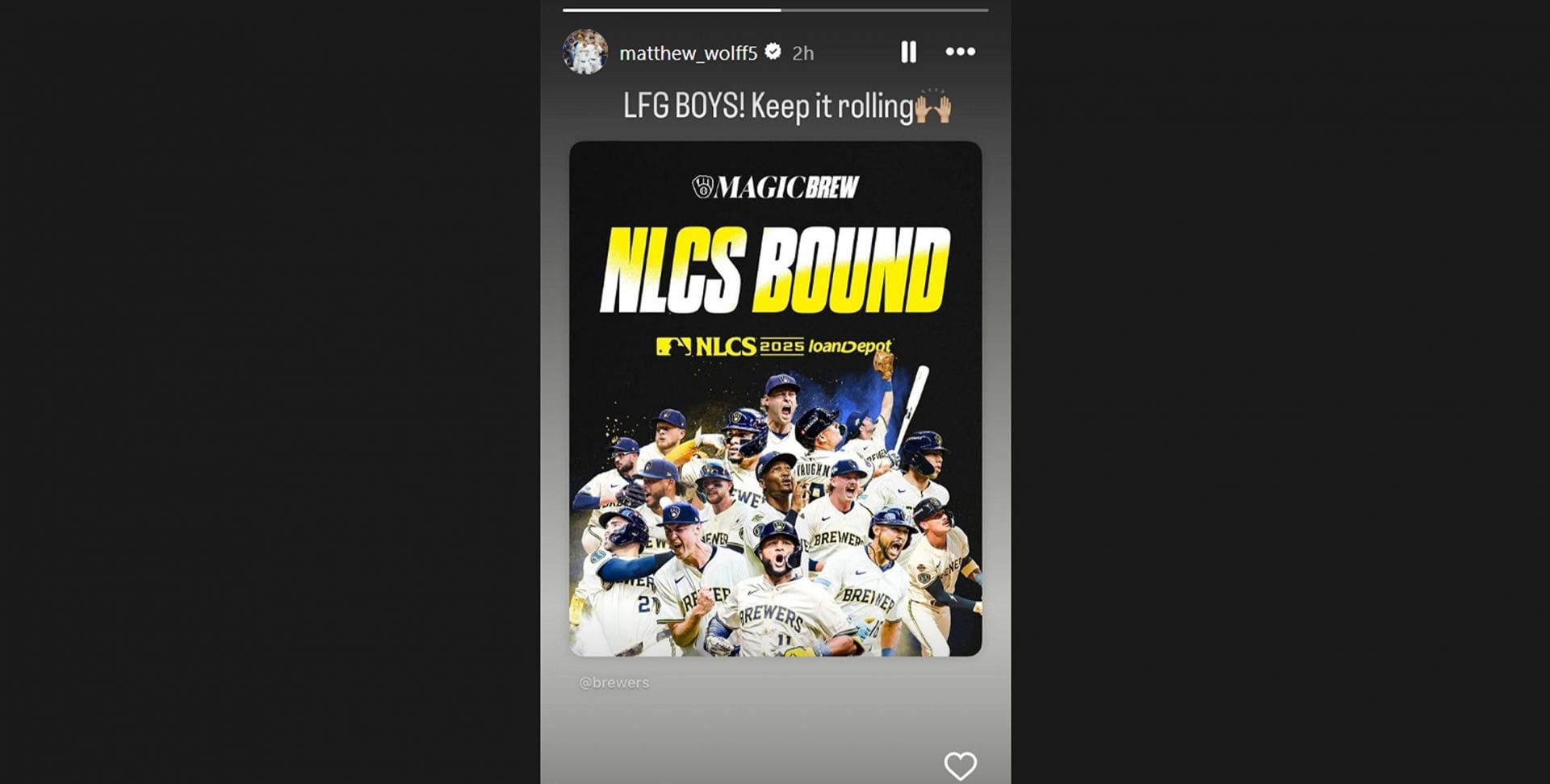 LIV Golf&rsquo;s Matthew Wolff reacts to $1.7B-worth MLB team&#039;s latest feat