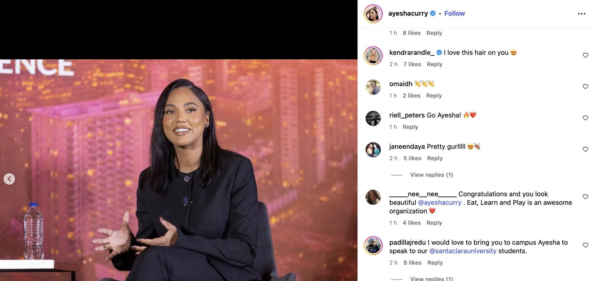 Credits: Instagram (@ayeshacurry)