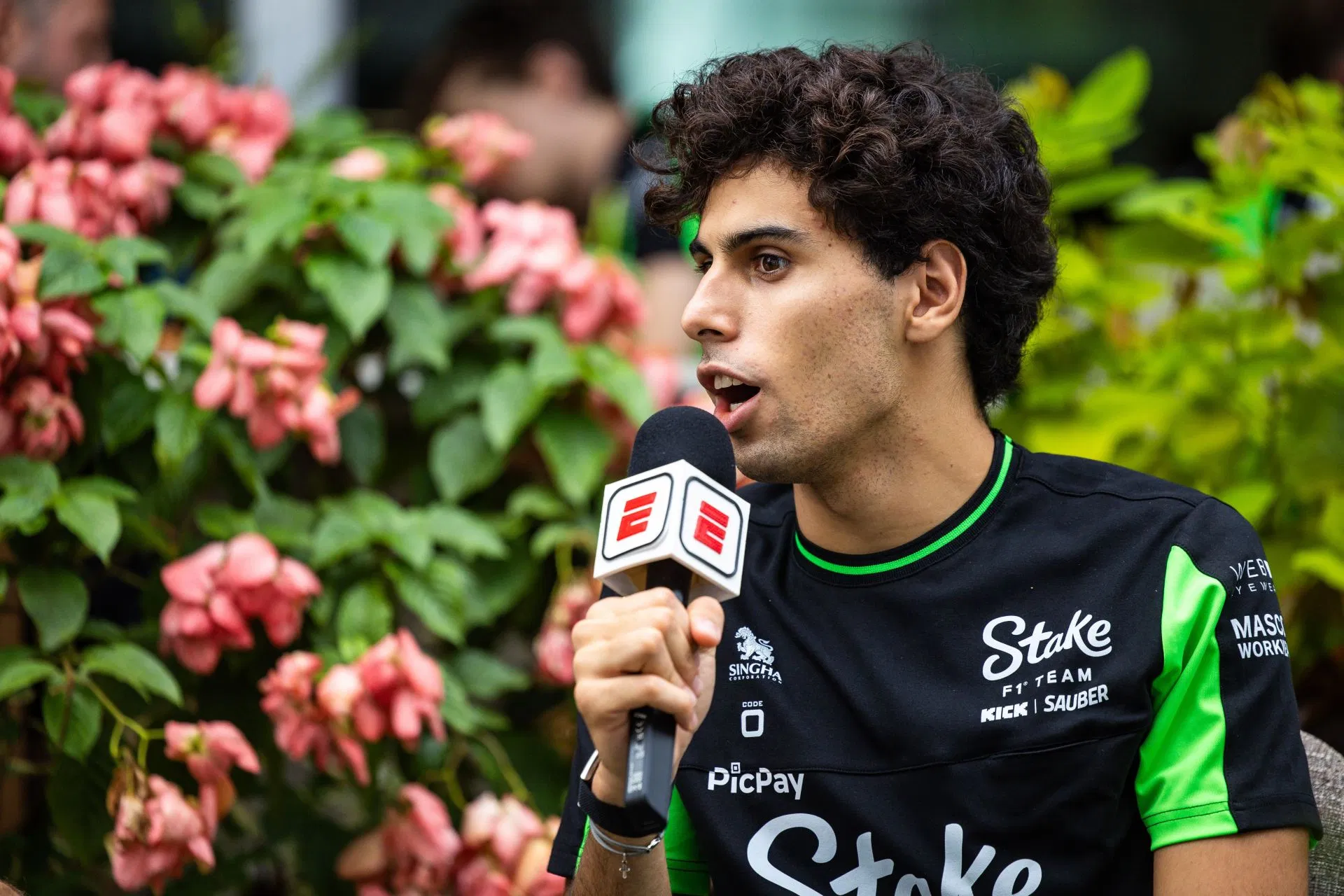 Gabriel Bortoleto at the Grand Prix Of Singapore - Source: Getty