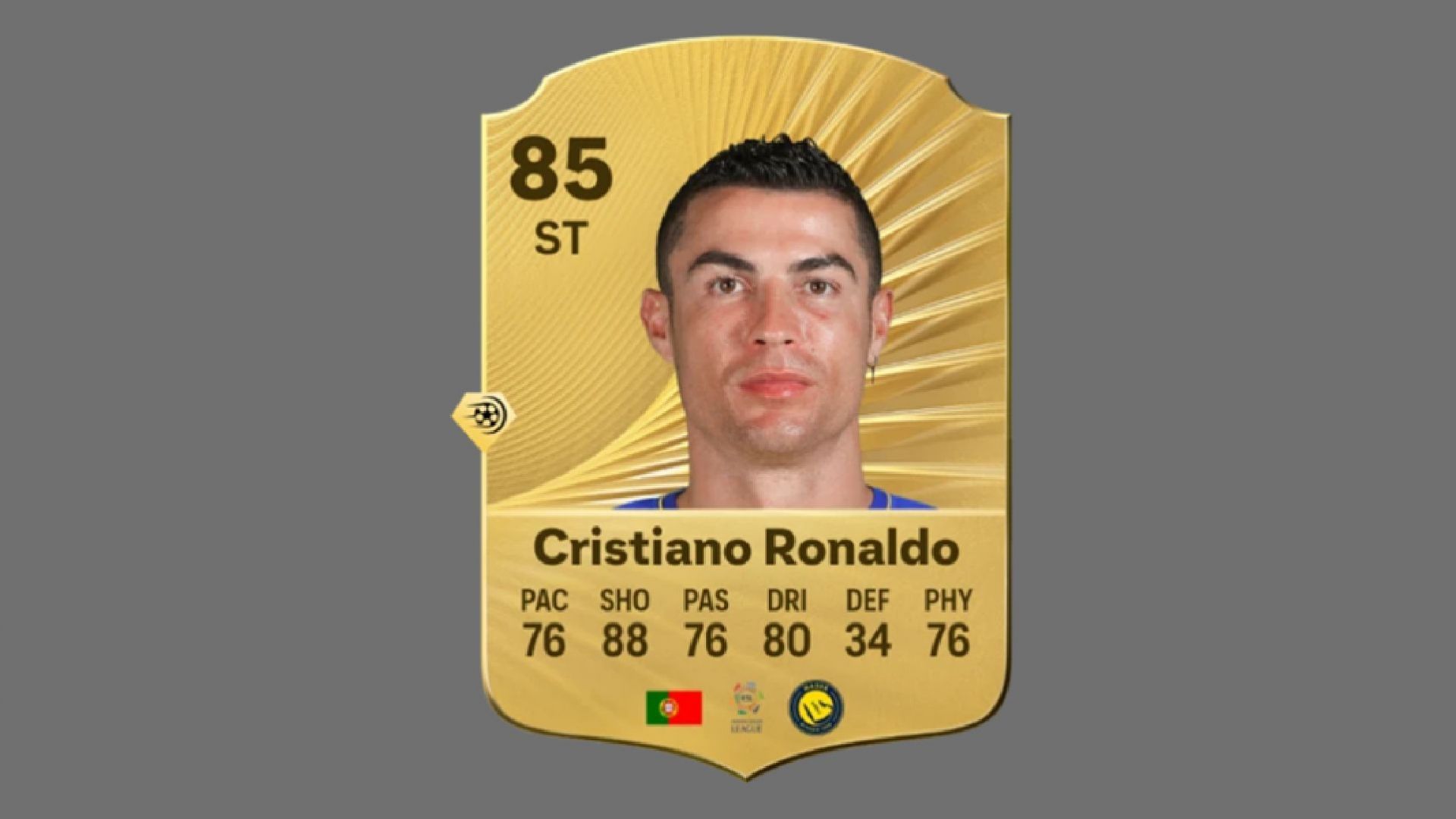 Cristiano Ronaldo is still the best player with Power Shot PlayStyle in EA FC 26 (Image via EA Sports)